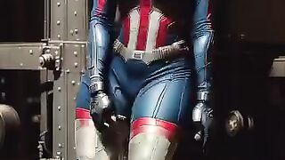 superheroines dancing