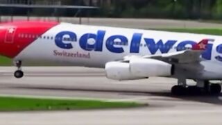 Edelweiss A343 at Zurich on Apr 6th 2024, lost height immediately after takeoff