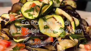 Pumpkin and eggplant salad