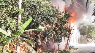 হঠাৎ আগুন লেগে গেলো