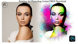 Painting Art Photoshop Action FREE Download