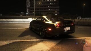 Toyota Supra MK4 Fire Flame