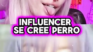 Influencer se cree un perro..