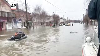 Evacuation continues in Russia’s Orsk after dam break.