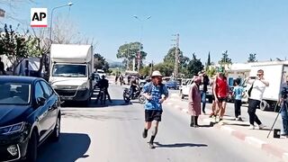 British man running length of Africa nears the finish line.