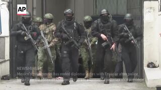 Mexico breaks diplomatic ties with Ecuador _ AP Top Stories.