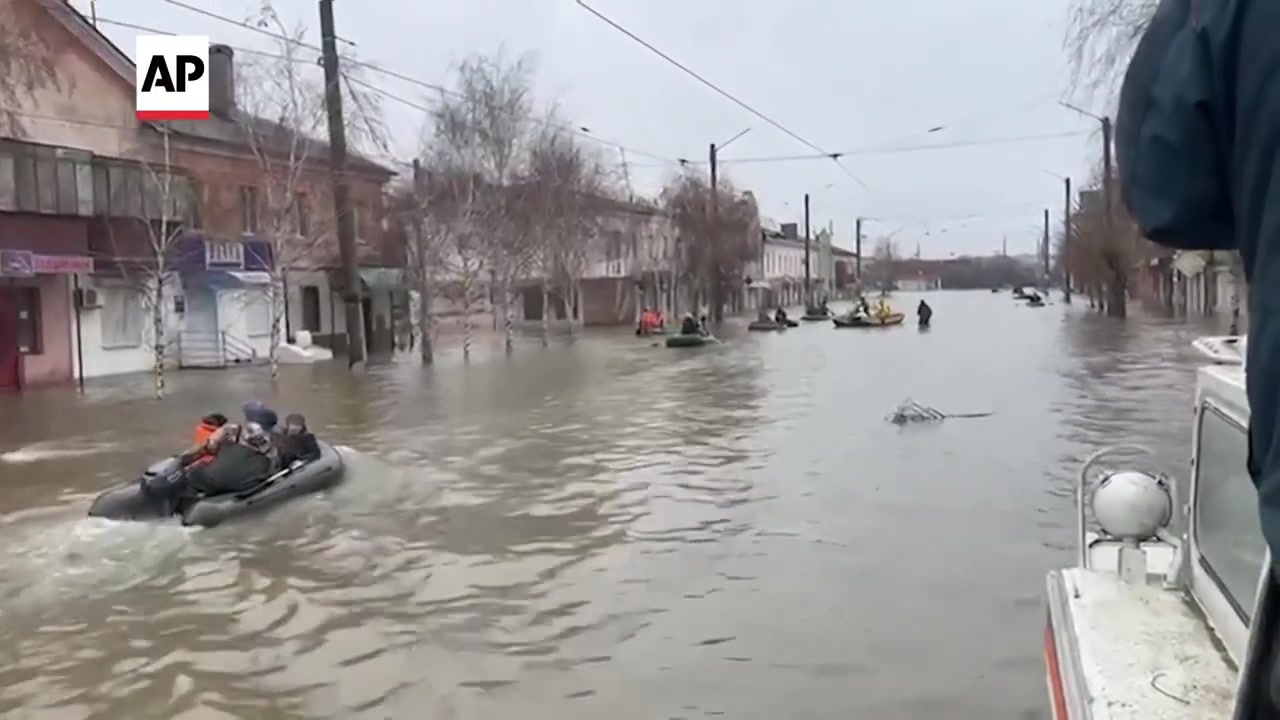 Evacuation continues in Russia’s Orsk after dam break by ClipRNG