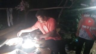 Nigth party at river