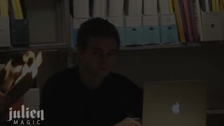 Burning Book Prank???? (in the Royal Library) - Julien Magic