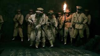 偽軍擅闖藏寶洞，觸動機關，三關未過血流成河！活該 ???? 抗日 #中国电视剧 #鄭伊健 #movie.