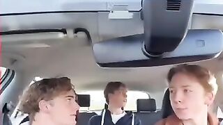 Just four dudes on a regular road trip