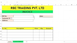 How To Create Automatic Invoice In MS Excel