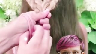 Easy hairstyle in 5 minutes for long hair ????????| تسريحة سهله للعيد للشعر الطويل