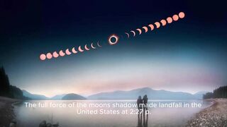Total Solar Eclipse Races Along Dark Path Through North America.