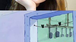Get Ready To Flip This Krabby Patty!???? #food #spongebob #krabbypatty #burger