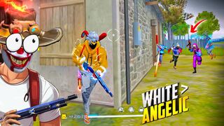 FREEFIRE ????White Angelic Pant OP Solo vs Squad ????17 Kills Total -Garena free fire PK GAMERS #freefire