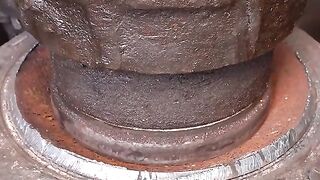 Amazing technique How to repair a truck's broken Alloy rim