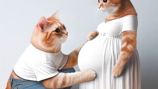 a lucky cat family