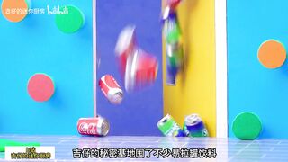 [Mini Kitchen] Mini fruit popsicles. Can Fanta, Cola and Sprite also make popsicles? How to make popsicles at home? How to make fruit ice cream