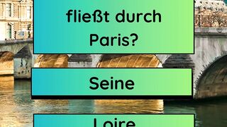 Fluss fließt durch Paris