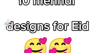 10 mahnde designd for Eid
