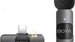 Dynamic Wireless Lavalier Plug  Play Microphone Lapel Mic System for YouTube Facebook Live Stream, Instagram Reels Video Recording Vlog for