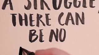 without astruggle there can be no progress