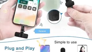 Latest New Technology iPhone & Type C Supported K8 Wireless Microphone