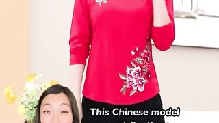 A Chinese model that does 3 poses per second and can model close to 500 outfits every day.