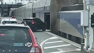 The Eurotunnel takes you and your car from England to France in just 30 minutes!