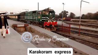 42 down karakram express departure from faislabad