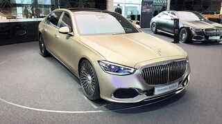 2024 Mercedes Maybach S580 GOLD MANUFAKTUR! Most Luxurious S-CLASS-! Interior Exterior Review 4K_3