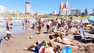 MAR DEL PLATA Beach A Beautiful Day Argentina