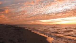 No Copyright Background Video Nature Sunset Beach (No Sound, No Music)