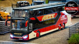 Unique exteme detailed RC BUS with incredible features - scale 1/14 Trucks & Construction! and RC
