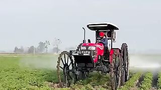 Tractor farming