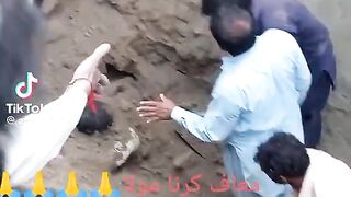Man under the soil