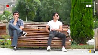 Talking way too close to people Awsome Reaction Best of just for laugh