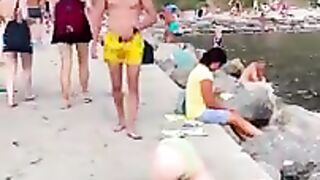 Crazy pranks on the Beach