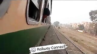 A beautiful journey train travel pakistan fast train