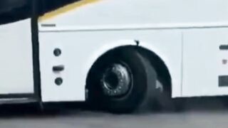 Volvo Bus Emergency Break Testing #volvo #shorts #touristcarexplorer