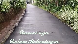 Silent atmosphere in a village