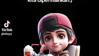 Animasi duduk santai
