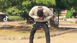 Robot dance in Africa