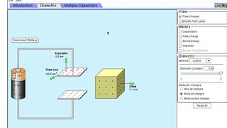 Why does a dielectric increase the capacitance?