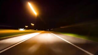 Ferrari Fast Driving at Night