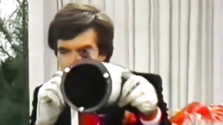 American magician David Copperfield in 1984 flying