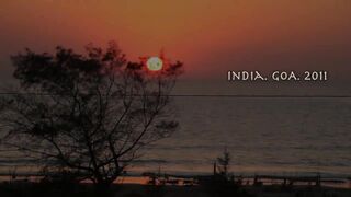 Yoga on an Indian beach