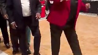 Men dancing