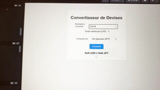 Le convertisseur de devises